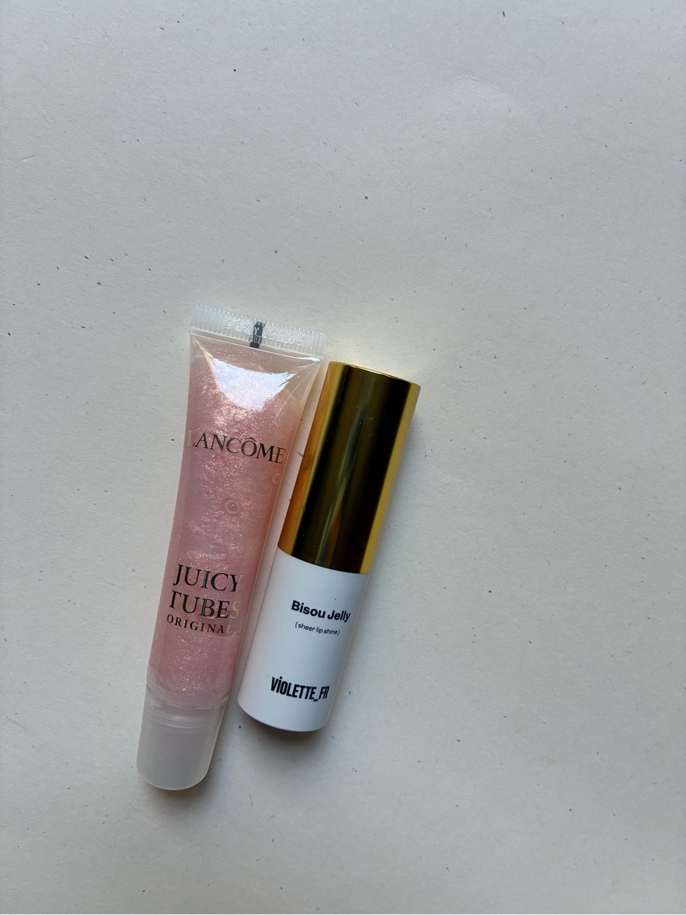 Lancôme Juicy Tubes + Violette_FR Bisou Jelly Lip Duo